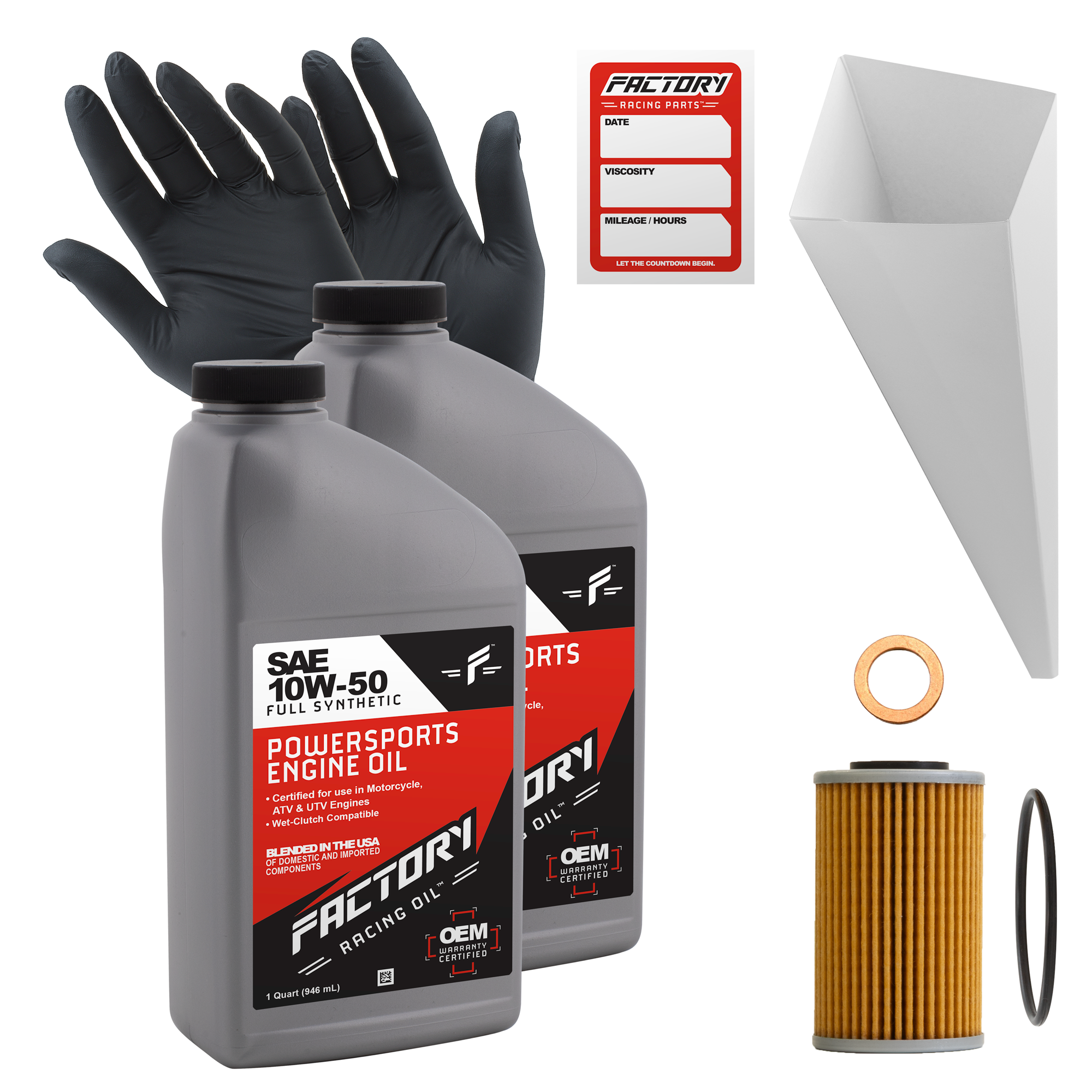 Oil Change Kit For KTM 250 SX-F/XC-F, 450 EXC/SMR, 500 EXC/XC-W